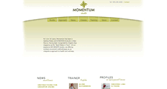 Desktop Screenshot of momentumstudio.com